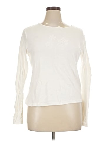 Charter Club Long Sleeve Top (view 1)