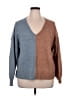 Tribal Color Block Brown Cardigan Size XL - photo 1