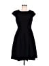 Roz & Ali Solid Black Casual Dress Size 8 - photo 1