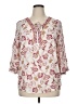 Cj Banks 100% Rayon White Poncho Size 1X - photo 1