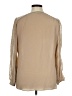 Express Tan Long Sleeve Blouse Size XL - photo 2