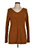 Pink Rose 100% Acrylic Brown Pullover Sweater Size L - photo 1