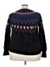 89th & Madison Chevron-herringbone Black Pullover Sweater Size XXL - photo 2