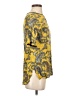 Isabella 100% Viscose Yellow 3/4 Sleeve Blouse Size S - photo 4