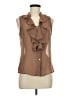 Mine 100% Polyester Brown Sleeveless Blouse Size M - photo 1