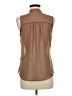 Mine 100% Polyester Brown Sleeveless Blouse Size M - photo 2