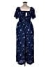 Torrid Blue Jumpsuit Size 2X Plus (2) - photo 2