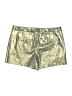 Robert Rodriguez Metallic Gold Shorts Size 4 - photo 2