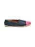 J.Crew Factory Store Color Block Blue Flats Size 10 - photo 1