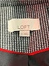 Ann Taylor LOFT 100% Polyester Chevron-herringbone Gray Blazer Size 12 - photo 6