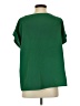 Zara Basic Green Short Sleeve Blouse Size S - photo 2