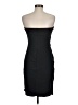 Haute Monde Solid Black Cocktail Dress Size M (estimated) - photo 2