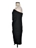 Haute Monde Solid Black Cocktail Dress Size M (estimated) - photo 5