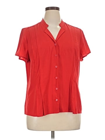 Dana Buchman Short Sleeve Blouse (view 1)