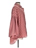 First Love Houndstooth Red 3/4 Sleeve Blouse Size L - photo 4