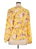 Pleione 100% Polyester Yellow Long Sleeve Blouse Size XL - photo 2