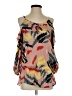 Parker 100% Polyester Orange Pink Sleeveless Blouse Size S - photo 1