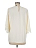 Halston Heritage 100% Polyester Ivory 3/4 Sleeve Blouse Size 8 - photo 2
