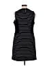 Elle Stripes Black Casual Dress Size XL - photo 2