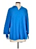 Investments 100% Polyester Blue 3/4 Sleeve Blouse Size L - photo 1