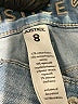 Justice Hearts Blue Jeans Size 8 - photo 3