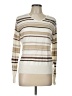 Croft & Barrow 100% Acrylic Stripes Ivory Pullover Sweater Size L - photo 1