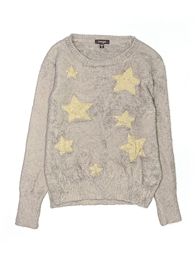 Pre-owned Imoga Kids' Pullover Sweater In Gray