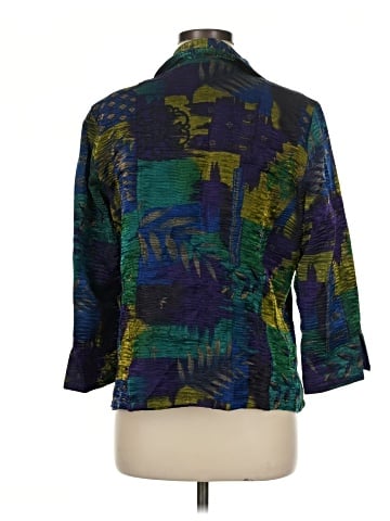 Erin London 3/4 Sleeve Button-Down Shirt (view 2)