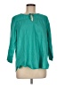 L.L.Bean 100% Cotton Teal 3/4 Sleeve Blouse Size M - photo 1