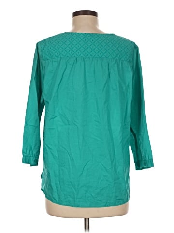 L.L.Bean 3/4 Sleeve Blouse (view 2)