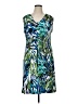 Notations Tropical Blue Casual Dress Size 1X - photo 1