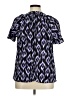 Lane Bryant 100% Cotton Blue Short Sleeve Blouse Size 14 - 16 Plus - photo 2