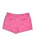 British Khaki Hearts Pink Shorts Size 8 - photo 2