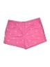 British Khaki Hearts Pink Shorts Size 8 - photo 1