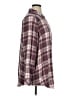 Torrid Plaid Burgundy Long Sleeve Button-Down Shirt Size 1X Plus (1) - photo 4