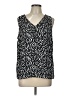 Nine West 100% Polyester Black Sleeveless Blouse Size L - photo 1