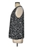 Nine West 100% Polyester Black Sleeveless Blouse Size L - photo 5