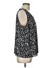 Nine West 100% Polyester Black Sleeveless Blouse Size L - photo 4