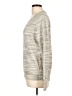 Moth Metallic Silver Pullover Sweater Size L - photo 5