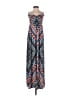 Full Tilt Print Blue Casual Dress Size XS - photo 1