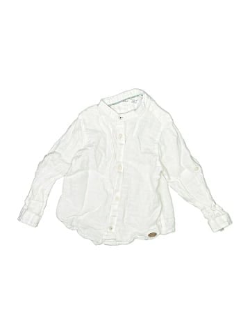 Zara Baby Long Sleeve Button-Down Shirt (view 1)