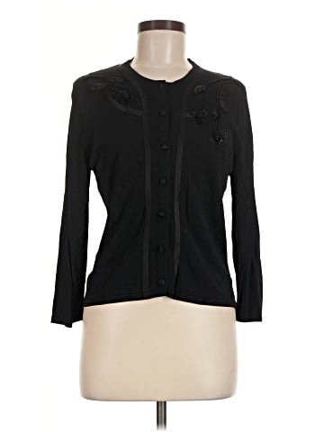 Carmen Marc Valvo Collection Cardigan (view 1)