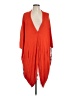 Spanner 100% Polyester Orange Casual Dress Size M - photo 1