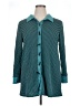 Peck & Peck 100% Polyester Polka Dots Teal Long Sleeve Blouse Size XL - photo 1