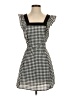 BCBGeneration Houndstooth Black Casual Dress Size 2 - photo 1