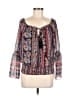 Venus 100% Polyester Brown 3/4 Sleeve Blouse Size 8 - photo 1