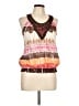 Cato 100% Cotton Brown Sleeveless Blouse Size L - photo 1
