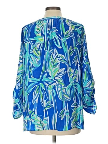 Lilly Pulitzer 3/4 Sleeve Silk Top (view 2)