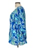Lilly Pulitzer 100% Silk Blue 3/4 Sleeve Silk Top Size L - photo 5