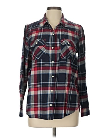 XXI Long Sleeve Button-Down Shirt (view 1)